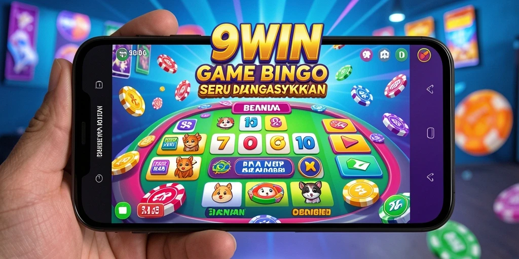 Screenshot gameplay seru dari 9WIN, menampilkan keseruan Bingo.