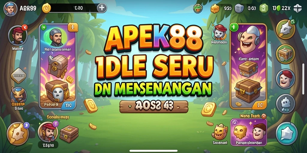 Screenshot APEK88 menampilkan gameplay Idle yang memikat dan efisien.
