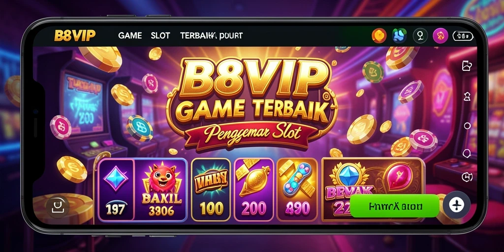 Tampilan gameplay menarik dari B8VIP yang menunjang pengalaman Slot.