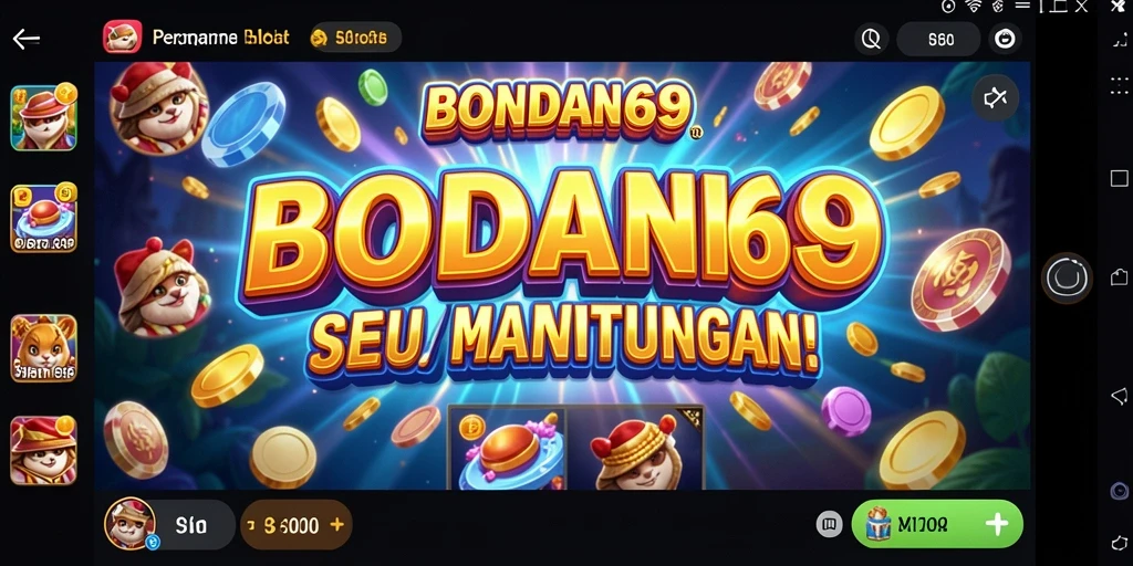 Tampilan gameplay Slot BONDAN69 yang seru dan penuh warna.