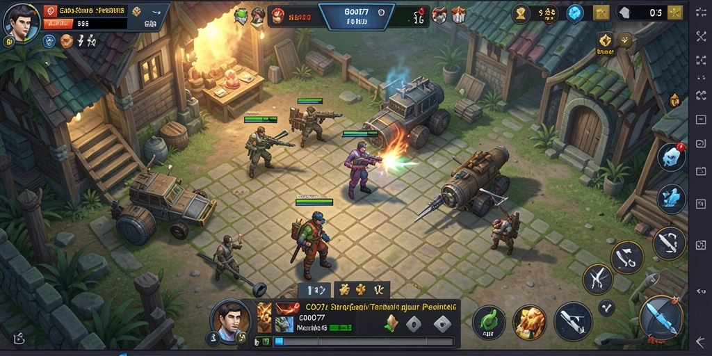 Tampilan screenshot utama COO77 menampilkan gameplay SLG yang mendebarkan.