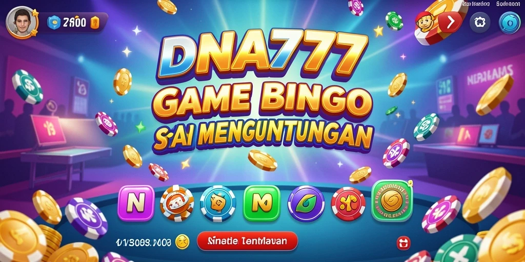 Tampilan gameplay seru di aplikasi Bingo DNA777.