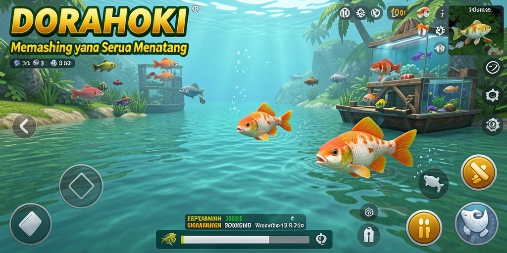Tangkapan ikan yang memuaskan dalam permainan DORAHOKI.