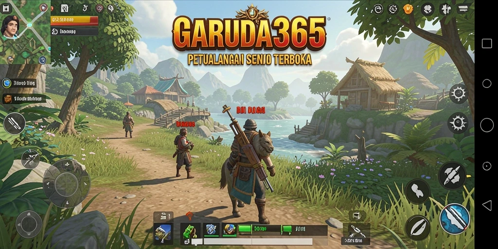 Gameplay GARUDA365 yang menampilkan dunia terbuka yang memukau.