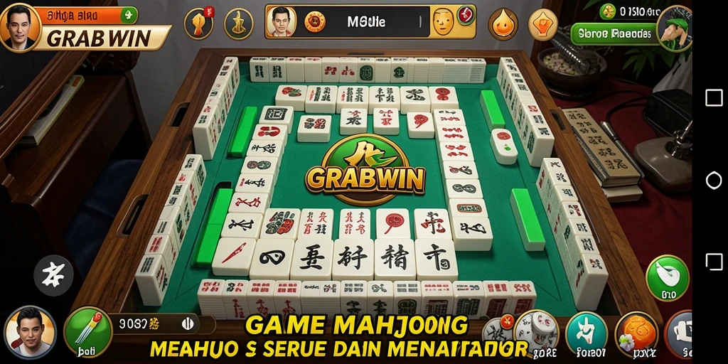Tampilan utama gameplay GRABWIN yang penuh warna dan menarik.