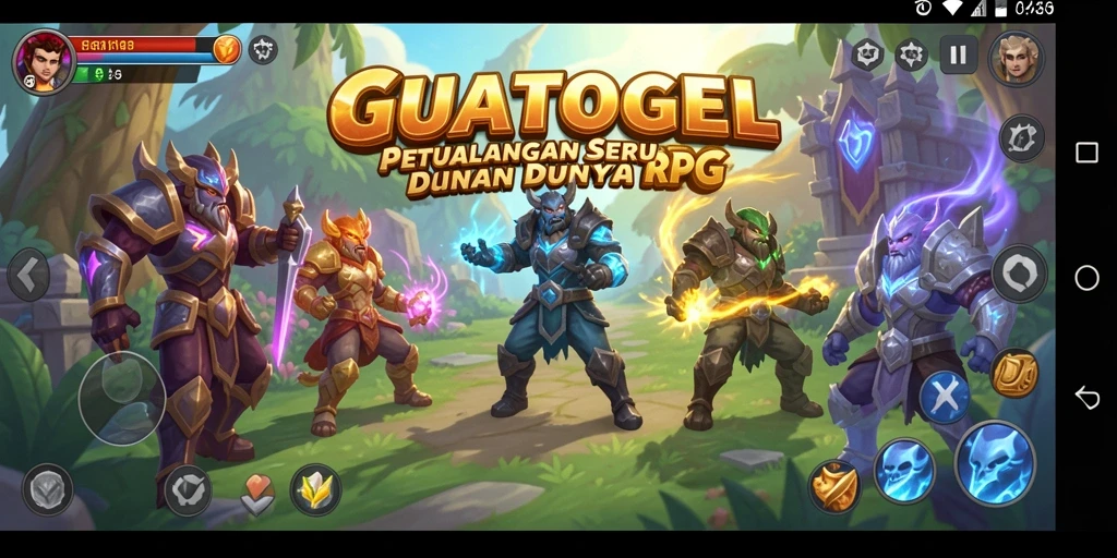 Tampilan gameplay GUATOGEL yang mendebarkan dan penuh aksi.