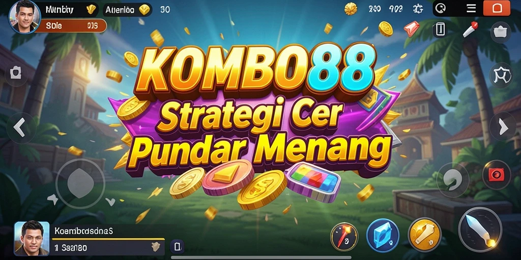 Tampilan gameplay strategi yang menegangkan dalam KOMBO88.