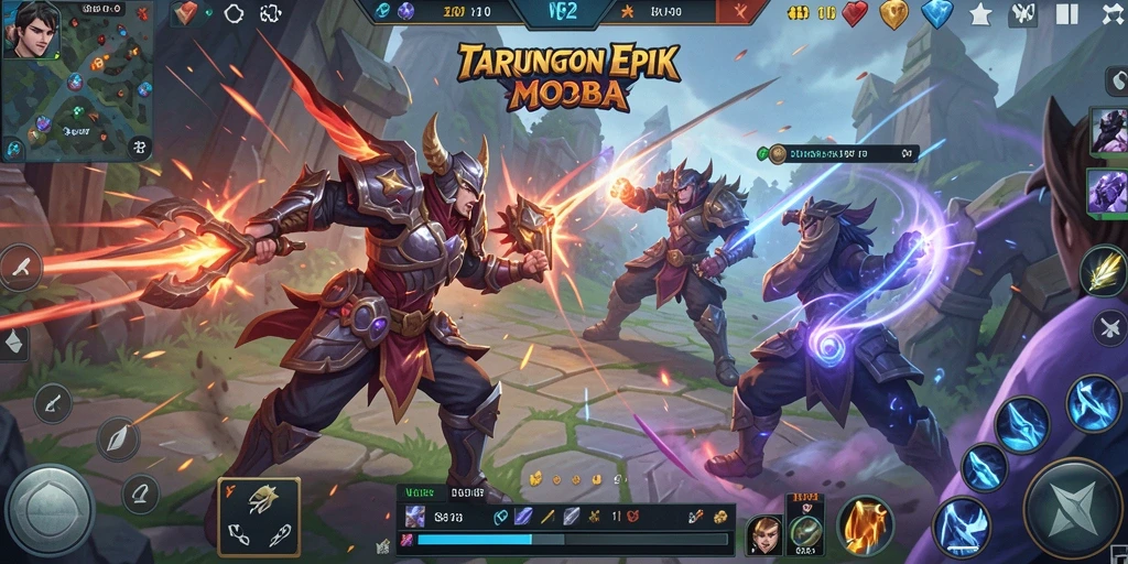 Tampilan gameplay N32 yang penuh aksi dan strategi.