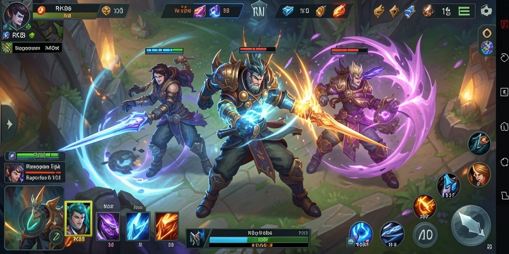 Tampilan gameplay menarik dan strategi seru di RK88.