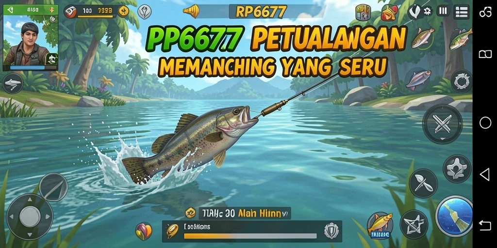 Tangkapan ikan besar di tengah lautan yang indah.