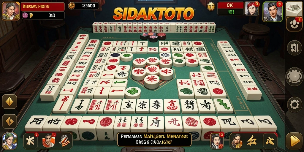 Tampilan gameplay Mahjong yang menarik di SIDAKTOTO.