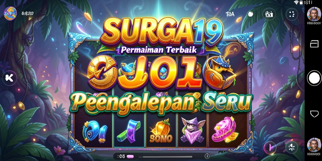 Tangkapan layar utama SURGA19 menunjukkan gameplay Slot yang menarik.