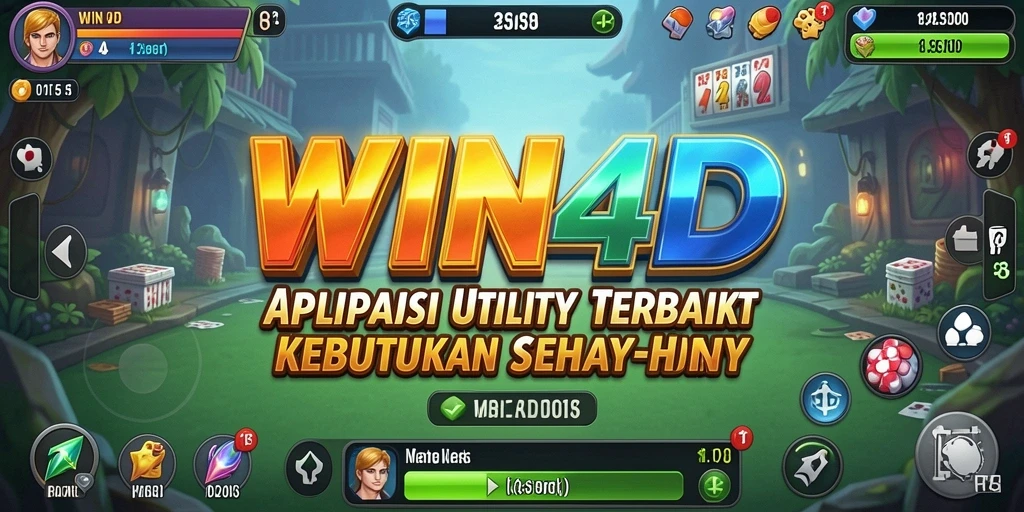 Screenshot menampilkan antarmuka intuitif dari aplikasi Utility WIN4D.