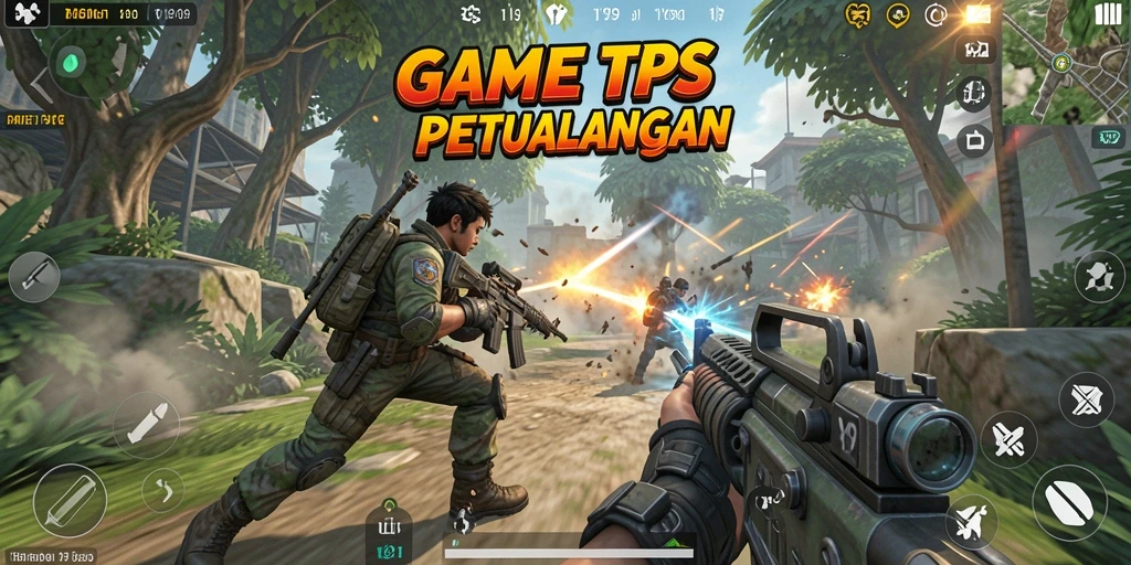 Screenshot utama Y89 menampilkan aksi mendebarkan dalam gameplay TPS.