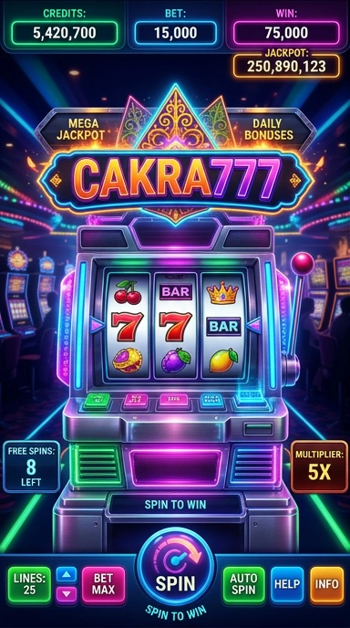 Mengunduh aplikasi dengan cakra777 sangat cepat dan aman.